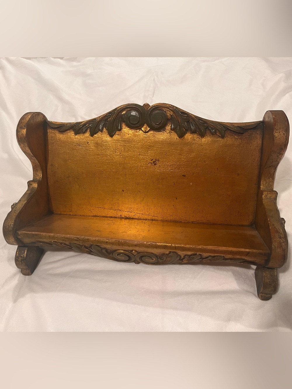 Antique 19th century Italian Baroque or carved gilt wood book stand